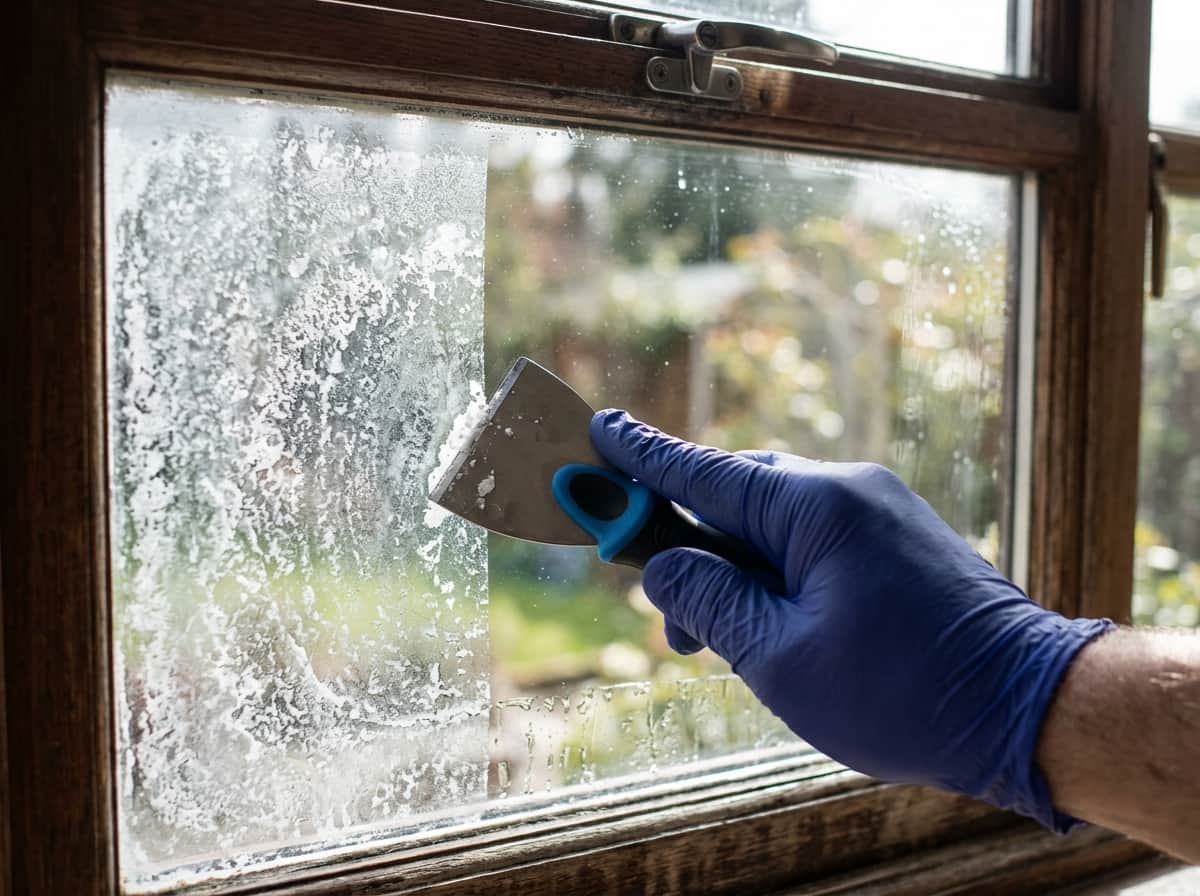 Hard water stain removal